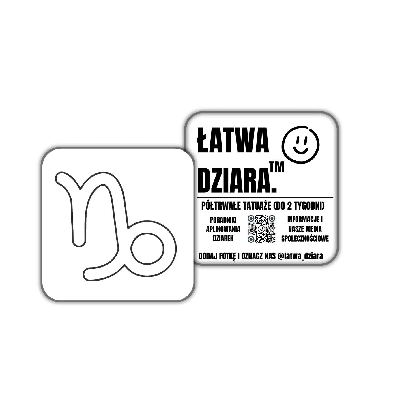 Znak Koziorożca - ŁatwaDziara™