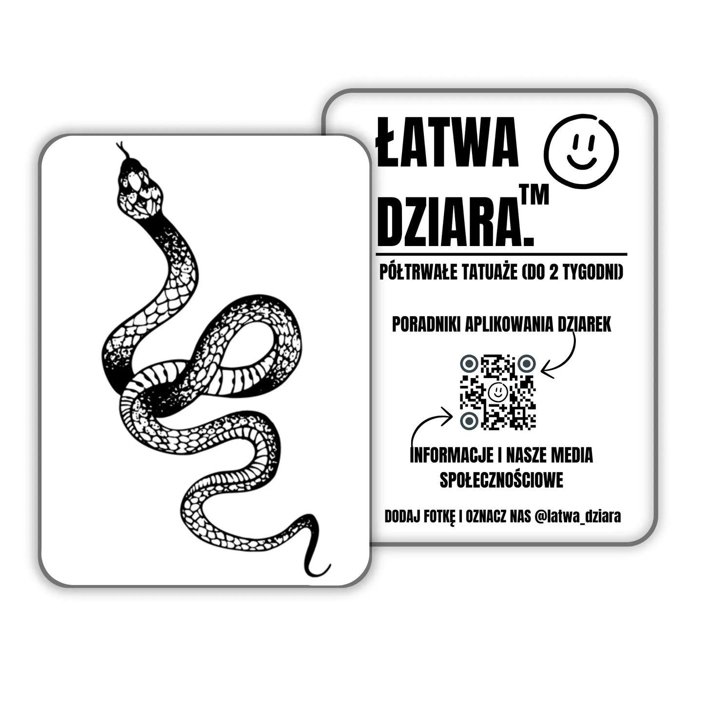 Duży Wąż - ŁatwaDziara™