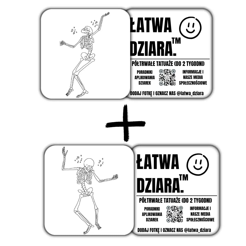 Tańczące Szkieletory - ŁatwaDziara™