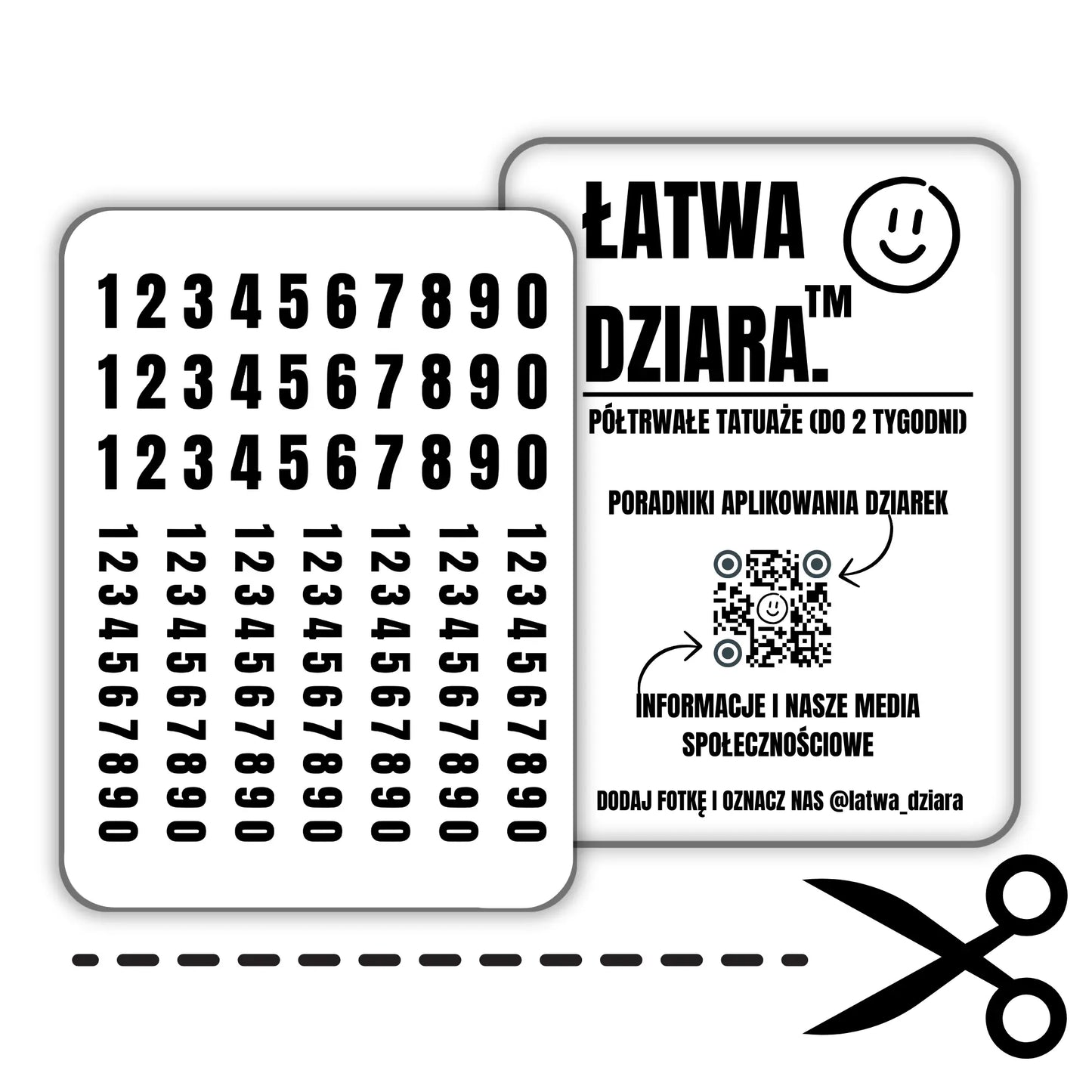 Cyfry - ŁatwaDziara™