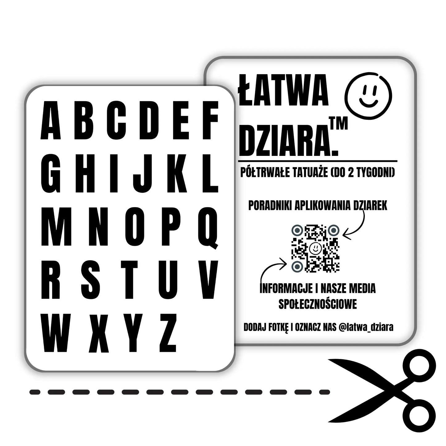 Alfabet - ŁatwaDziara™