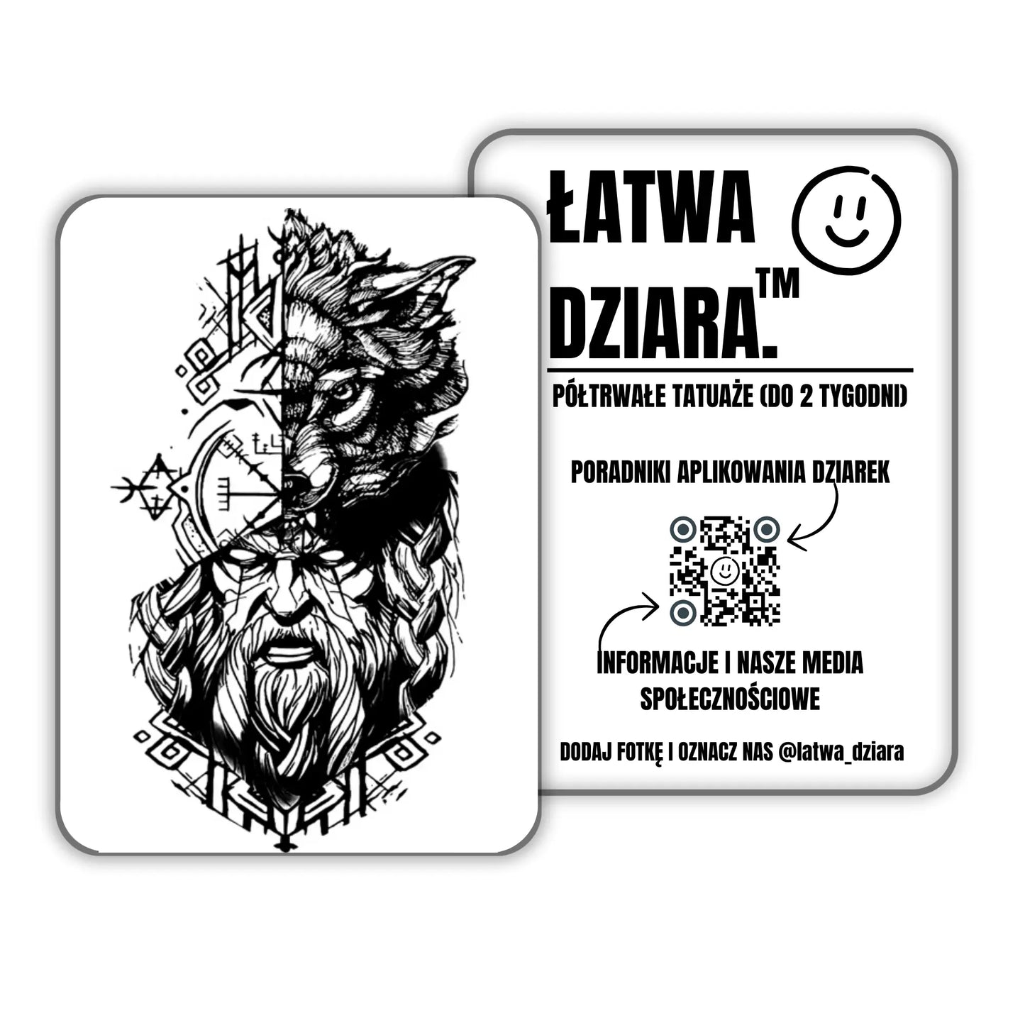 Wilk Viking Zegar - ŁatwaDziara™