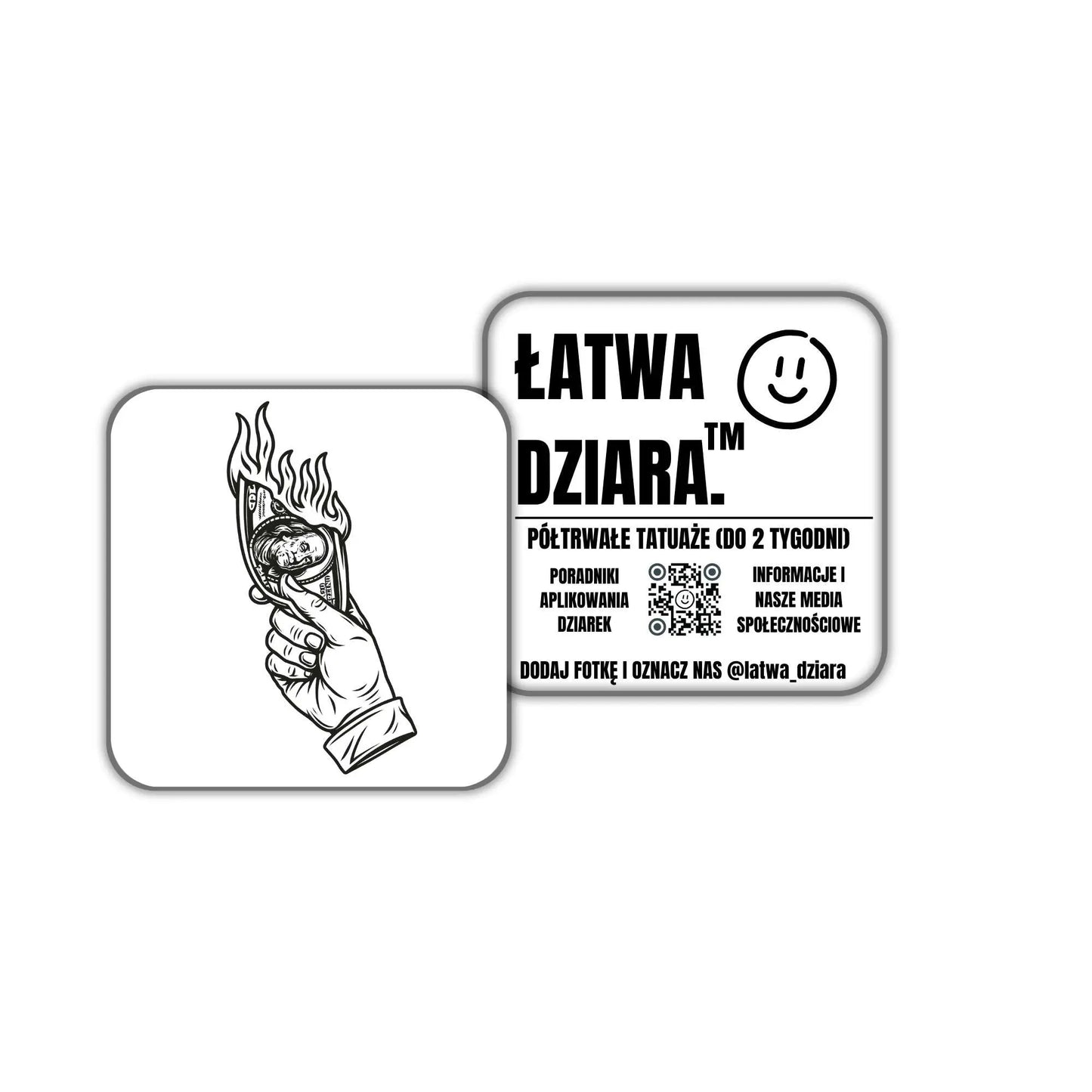 Płonąca Stówka - ŁatwaDziara™