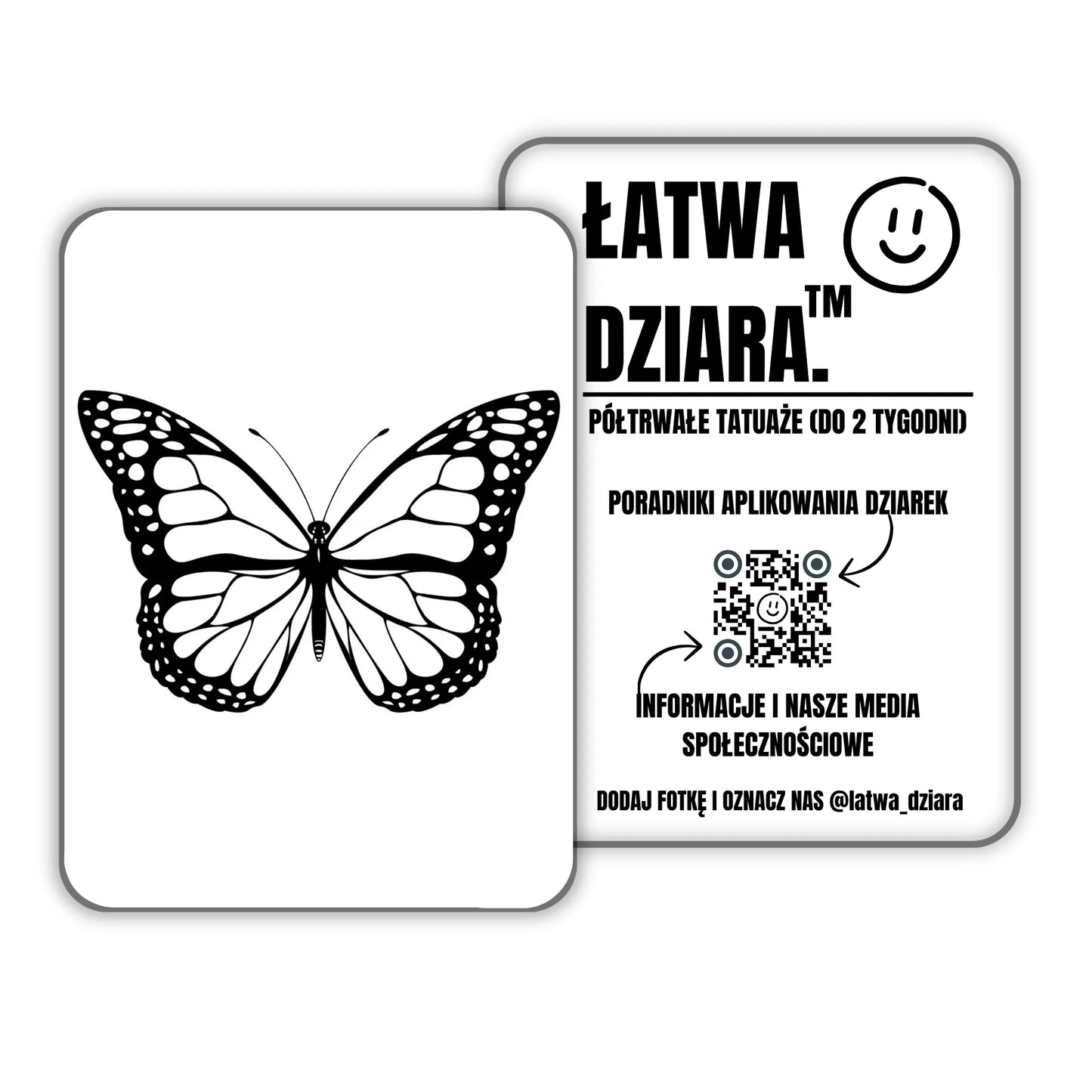 Średni Motyl - ŁatwaDziara™