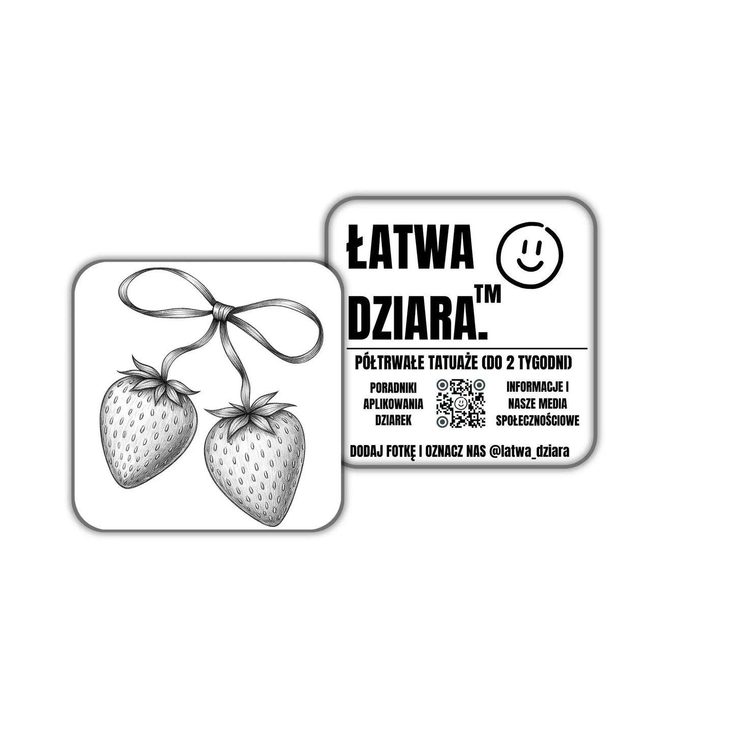 Truskawkowa Kokardka - ŁatwaDziara™