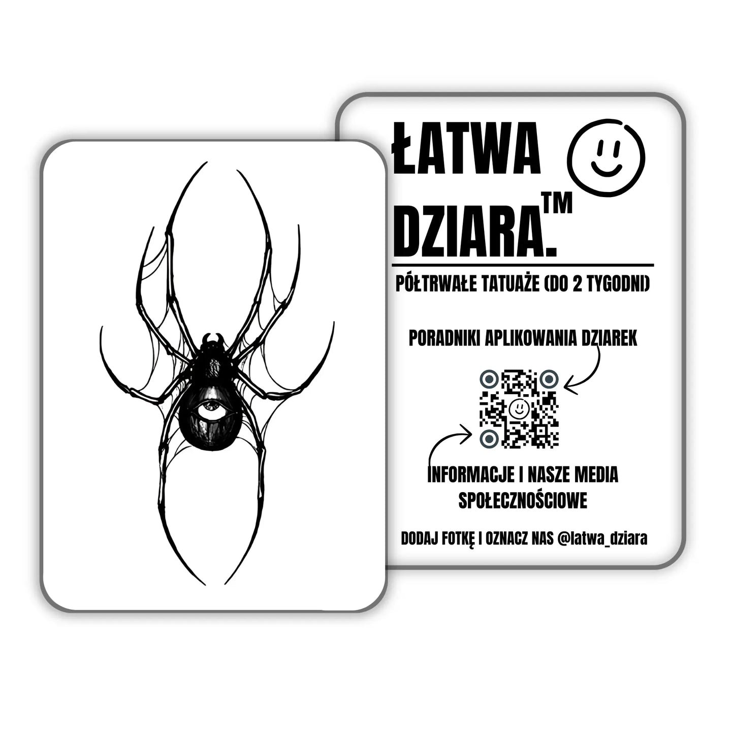 Pająk z Okiem - ŁatwaDziara™