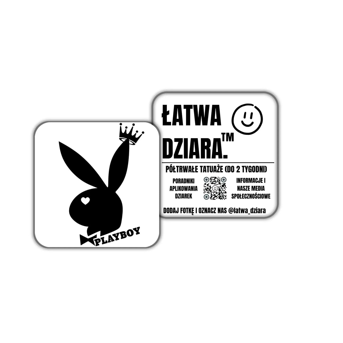 Króliczek z Koroną - ŁatwaDziara™