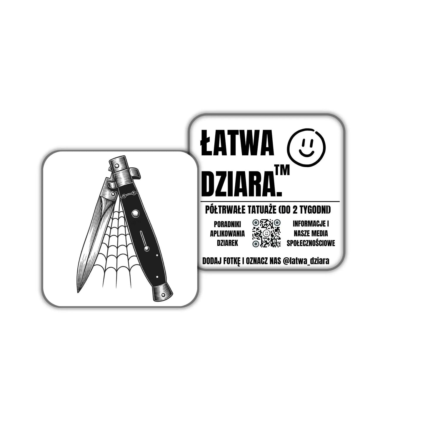 Nóż i Pajęczyna - ŁatwaDziara™