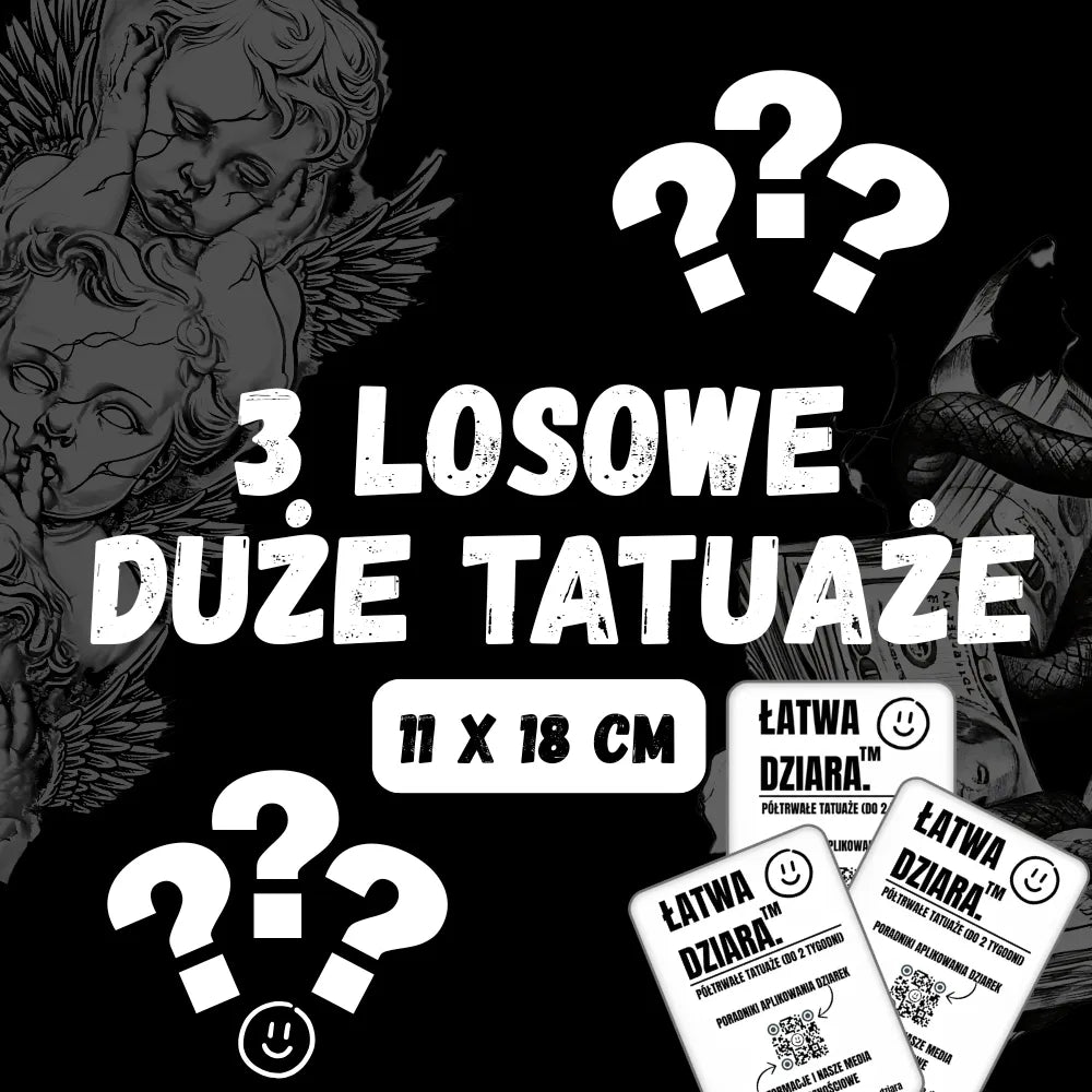 3 Losowe Duże - ŁatwaDziara™