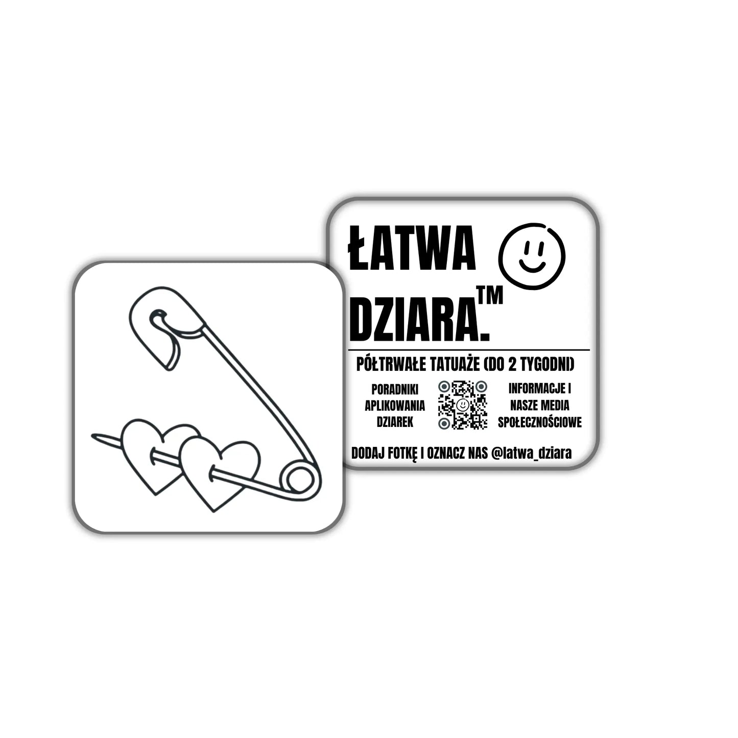 Serca w Agrafce - ŁatwaDziara™