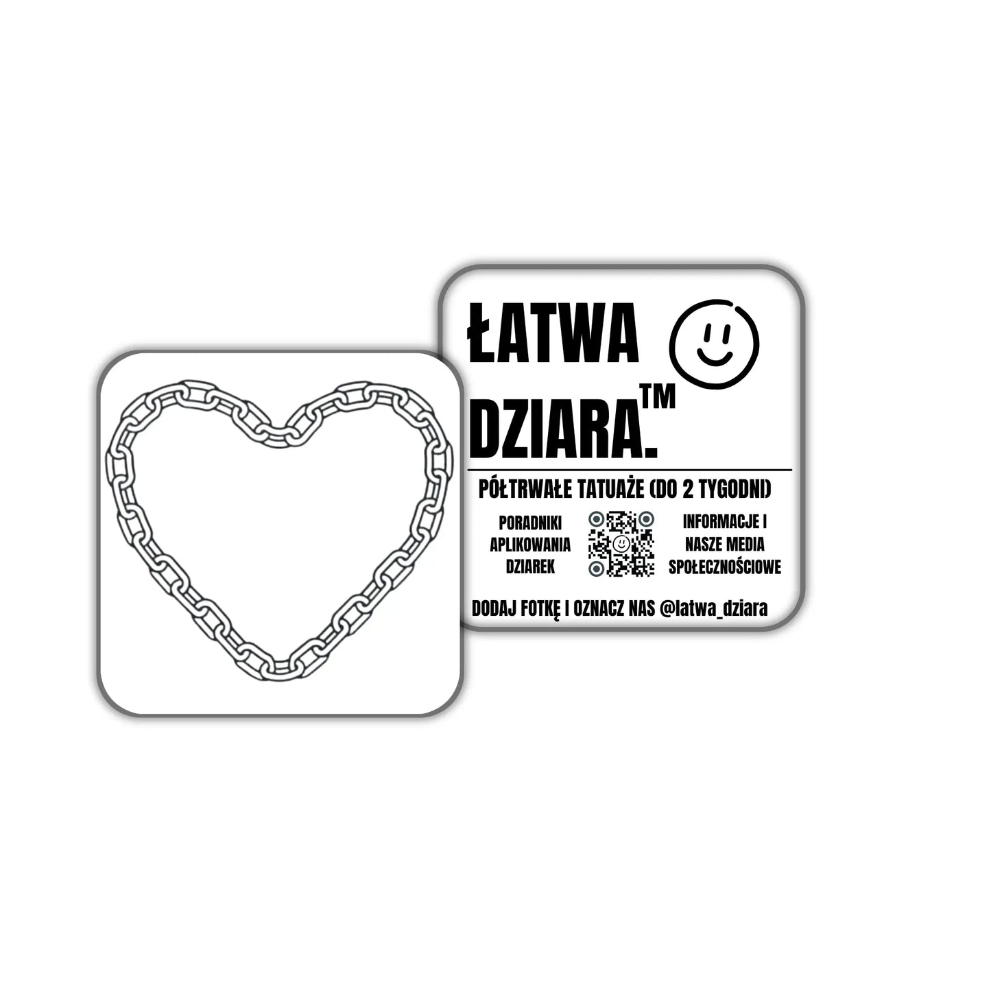 Łańcuchowe Serce - ŁatwaDziara™