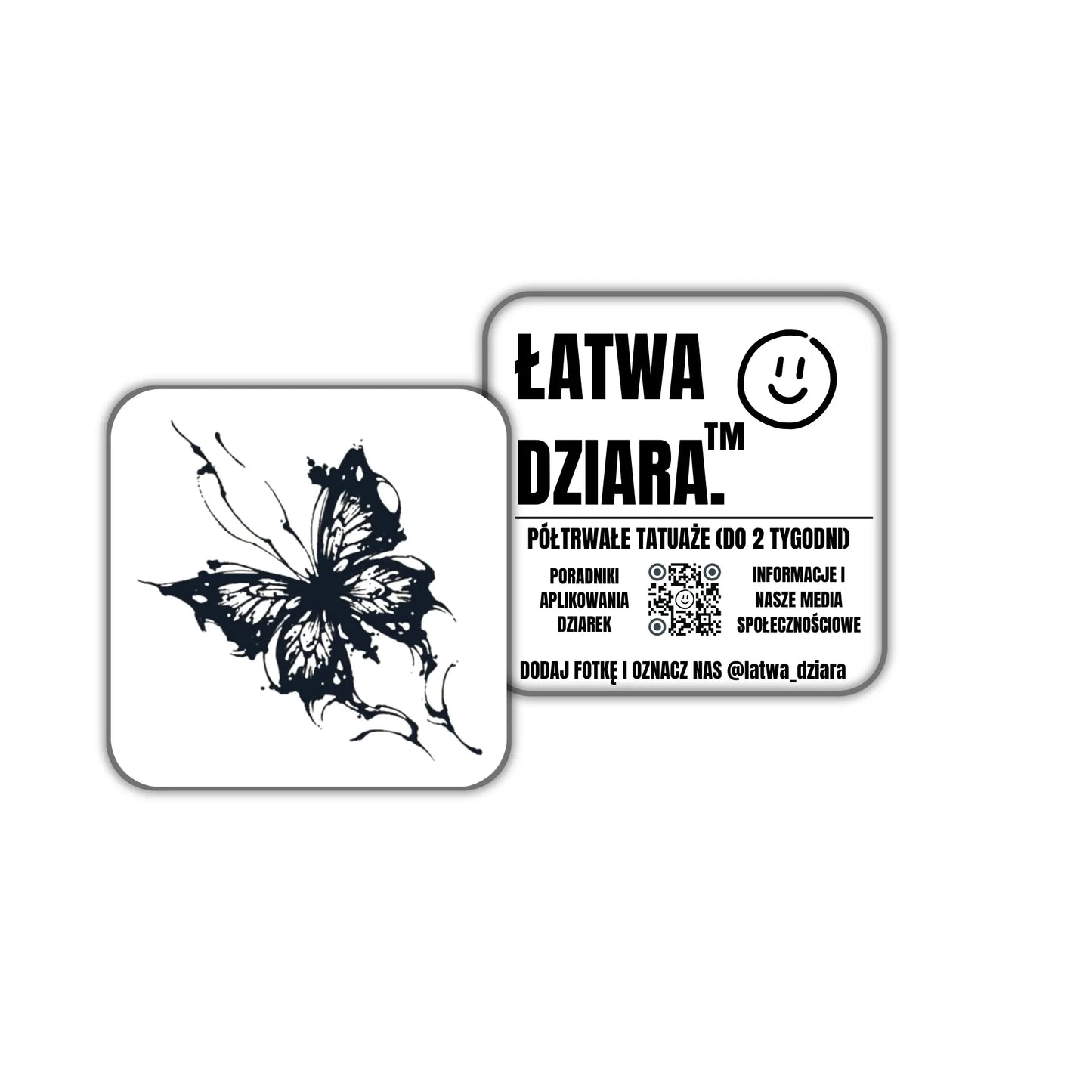 Atramentowy Motyl - ŁatwaDziara™