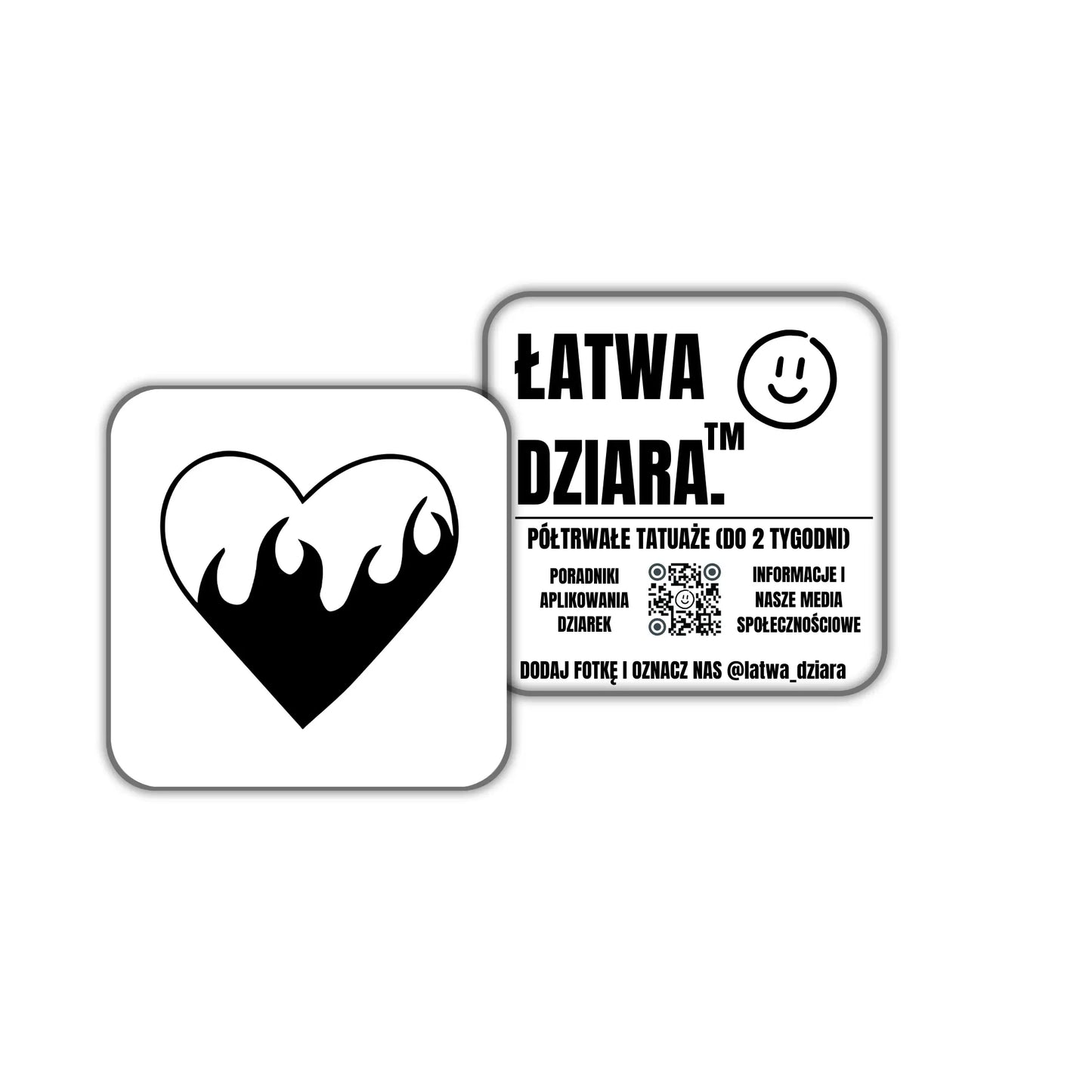 Płonące Serce - ŁatwaDziara™