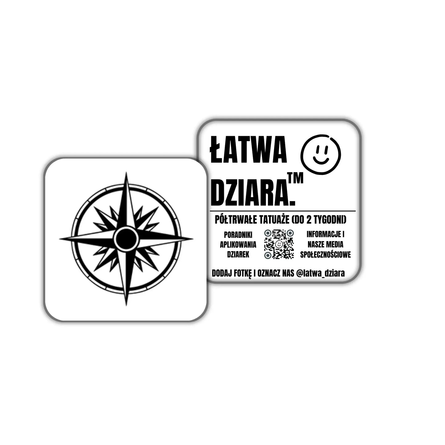 Róża Wiatrów - ŁatwaDziara™