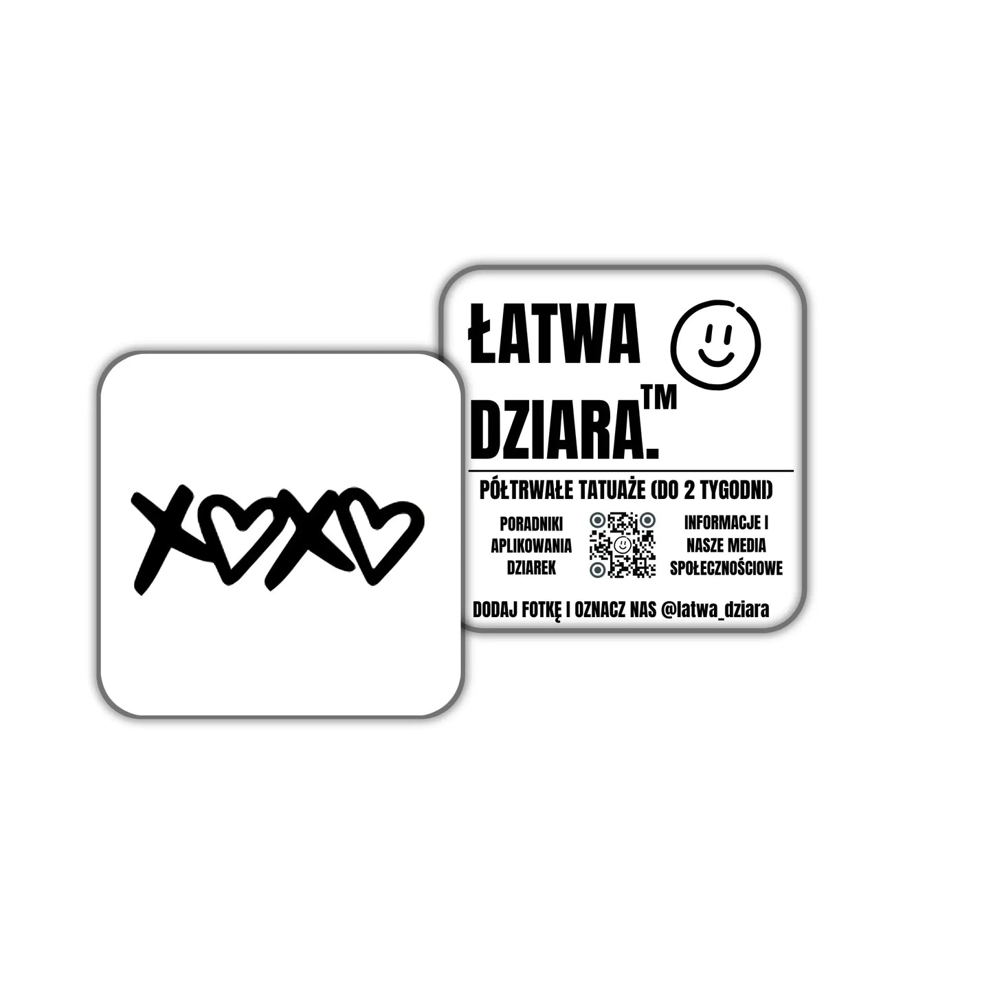 XOXO Serca - ŁatwaDziara™