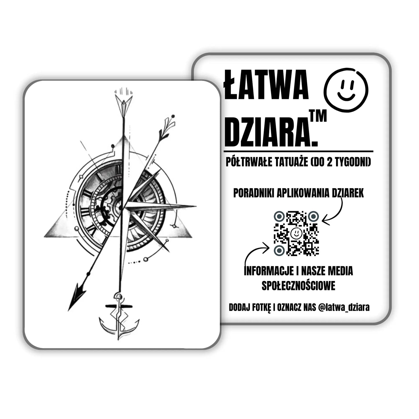 Kompas z Kotwicą - ŁatwaDziara™