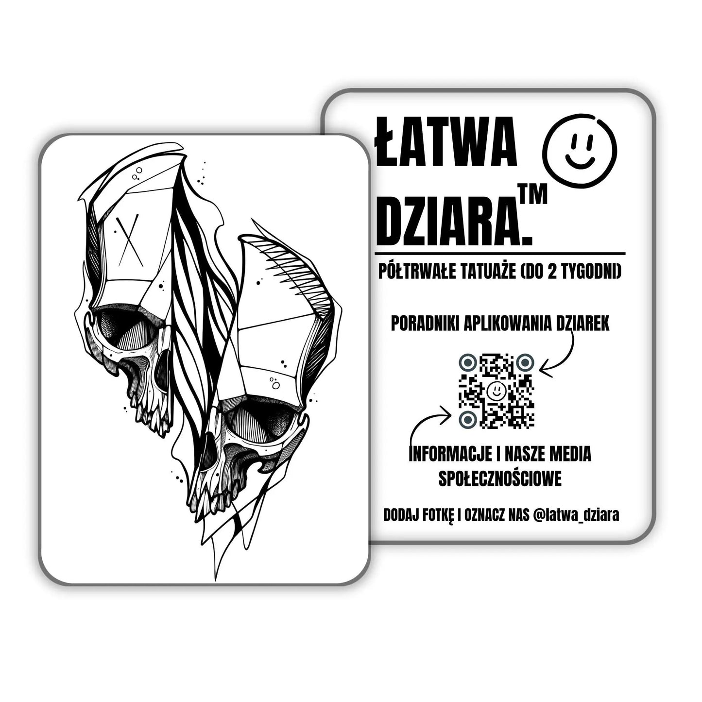 Rozdarta Czaszka - ŁatwaDziara™