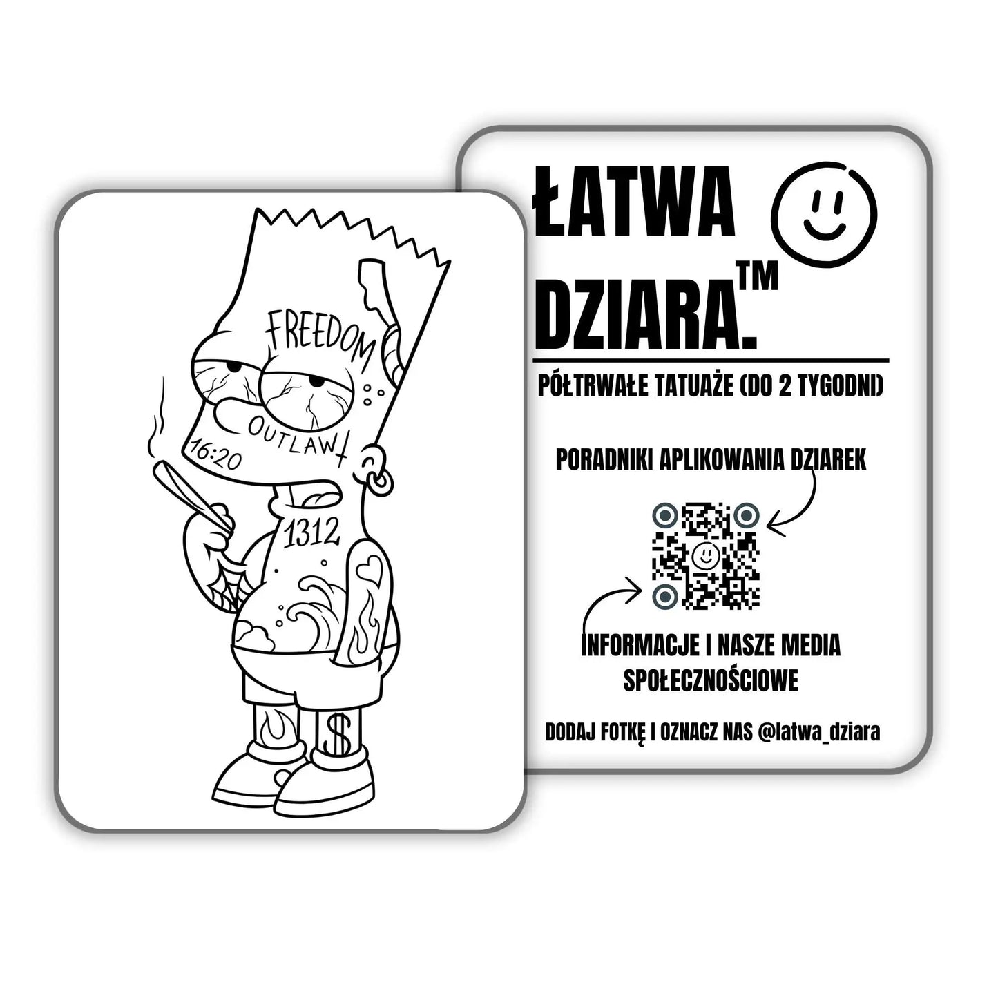 Gangsterski Bart - ŁatwaDziara™