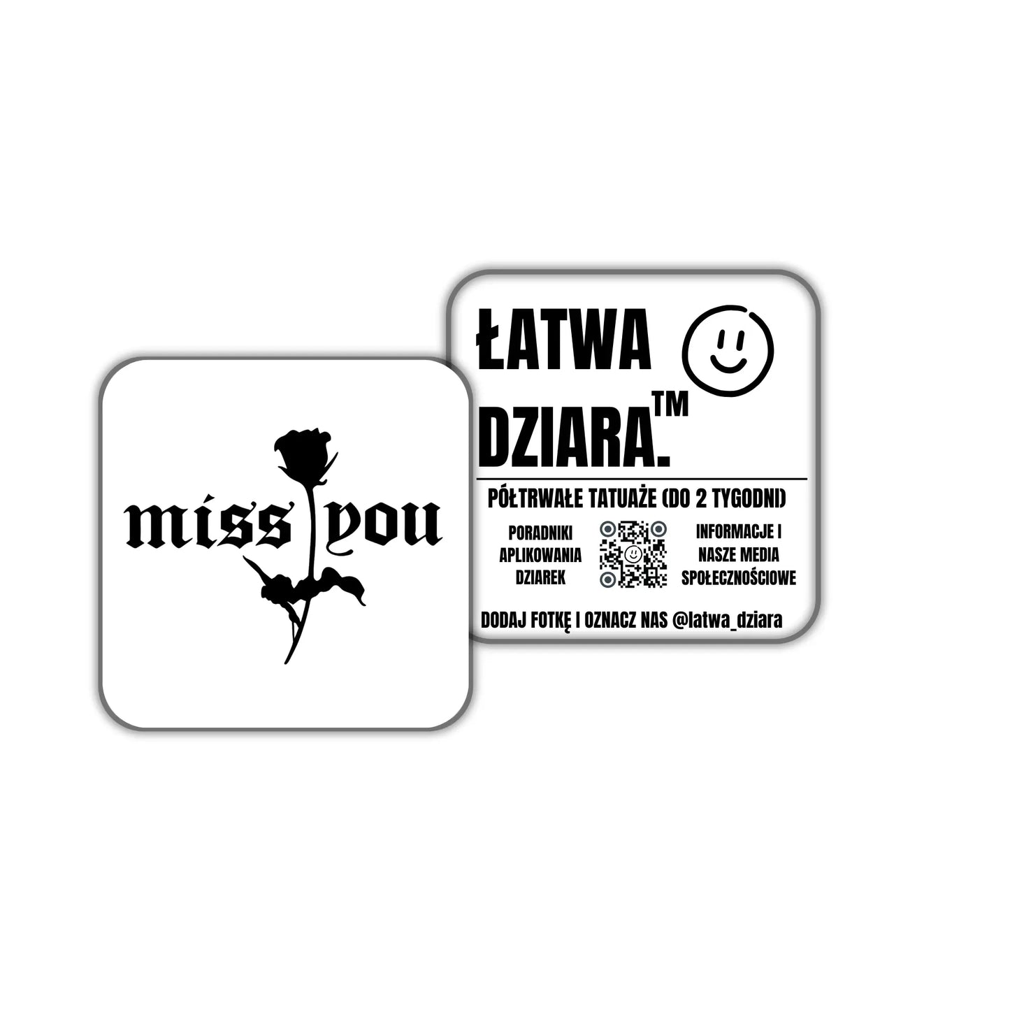 Tęsknie za Tobą - ŁatwaDziara™