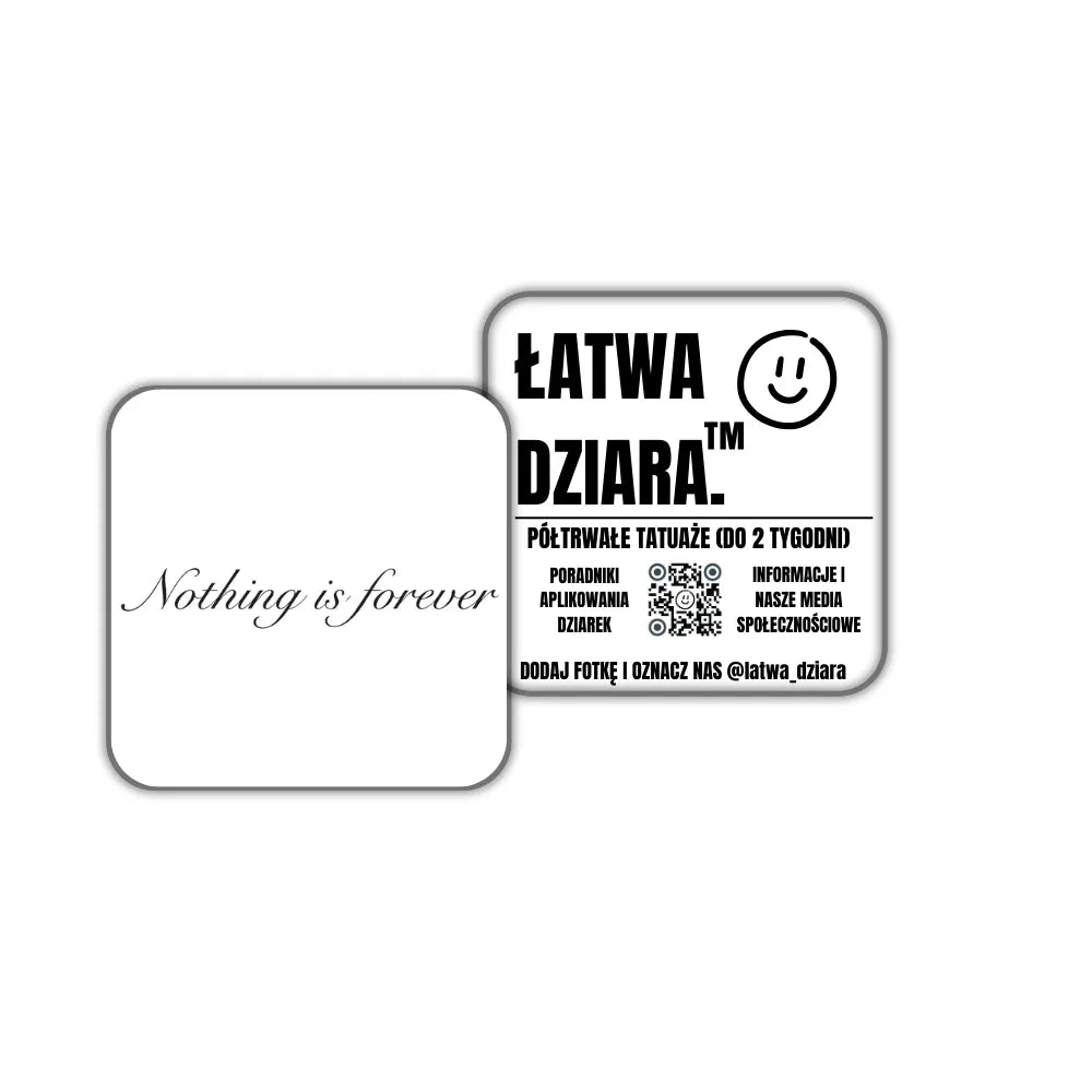 Nic trwałego - ŁatwaDziara™