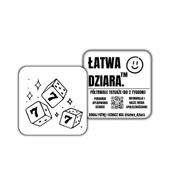 Szczęśliwe Kostki 777 - ŁatwaDziara™
