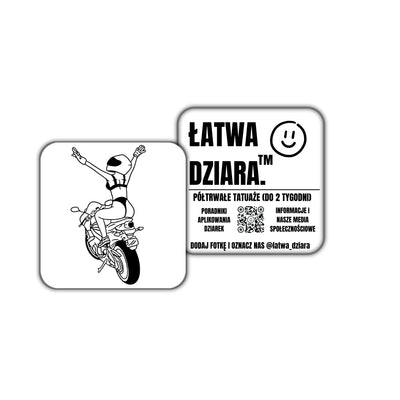Szczęśliwy Jednoślad - ŁatwaDziara™