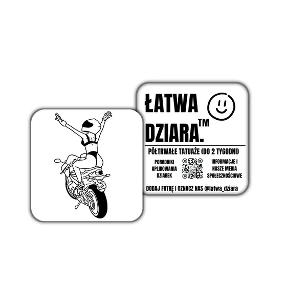 Szczęśliwy Jednoślad - ŁatwaDziara™
