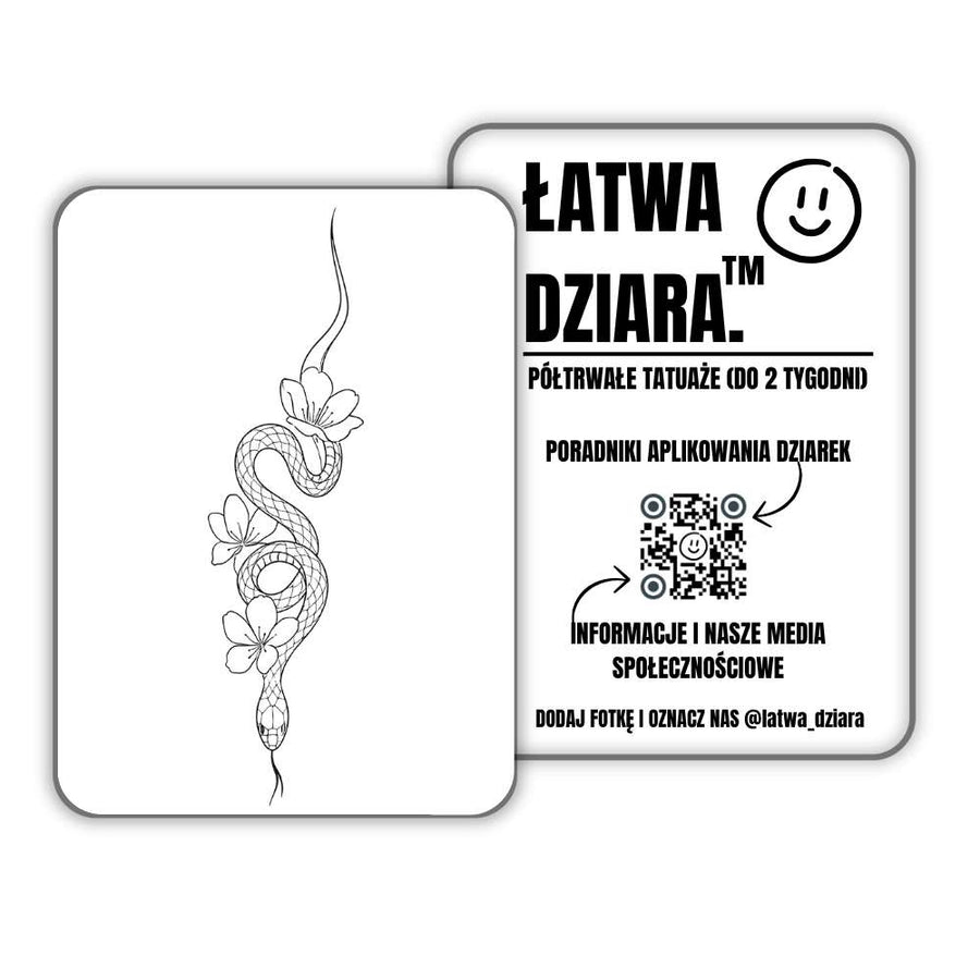 Kwiatowa Żmija - ŁatwaDziara™