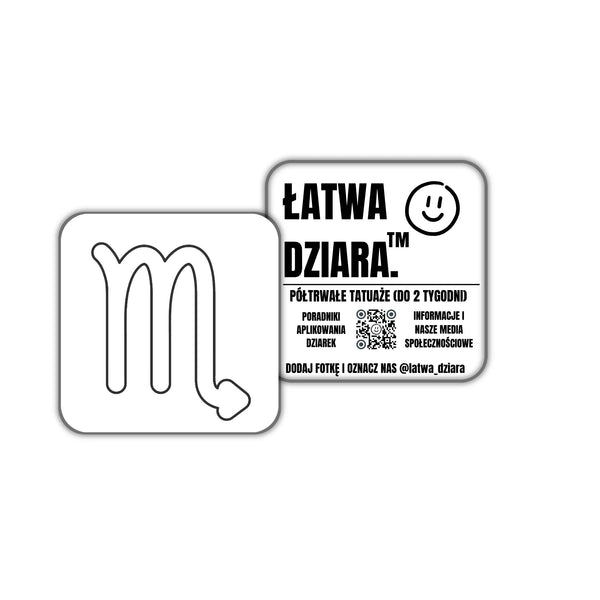Znak Skorpiona - ŁatwaDziara™