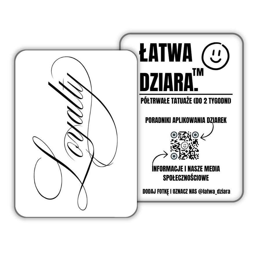 Lojalność - ŁatwaDziara™