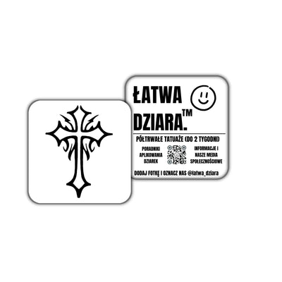 Krzyż Tribal - ŁatwaDziara™
