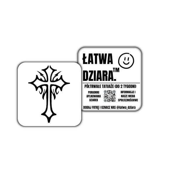 Krzyż Tribal - ŁatwaDziara™