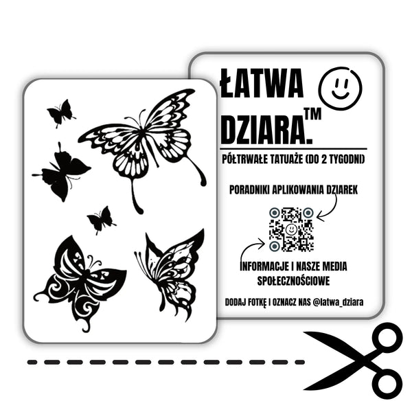 Szóstka Motyli - ŁatwaDziara™