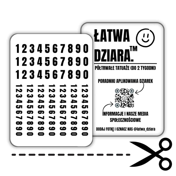 Cyfry - ŁatwaDziara™