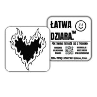 Płonące serducho - ŁatwaDziara™