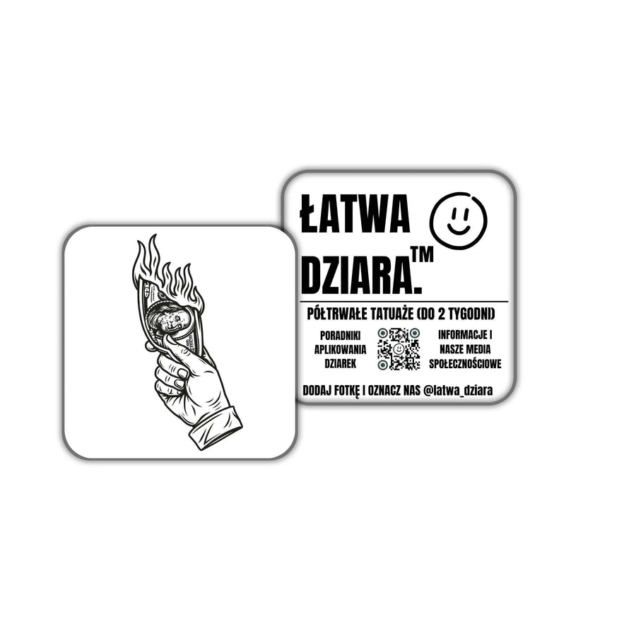 Płonąca Stówka - ŁatwaDziara™