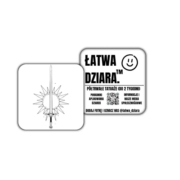 Miecz i Słońce - ŁatwaDziara™