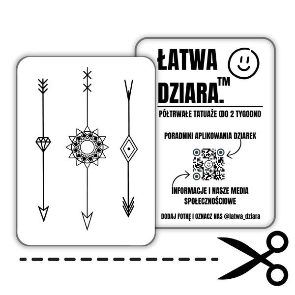 Symboliczne Strzały - ŁatwaDziara™