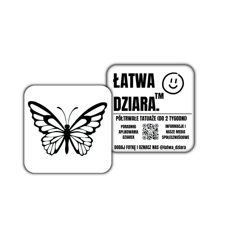 Motylek Kreskówkowy - ŁatwaDziara™