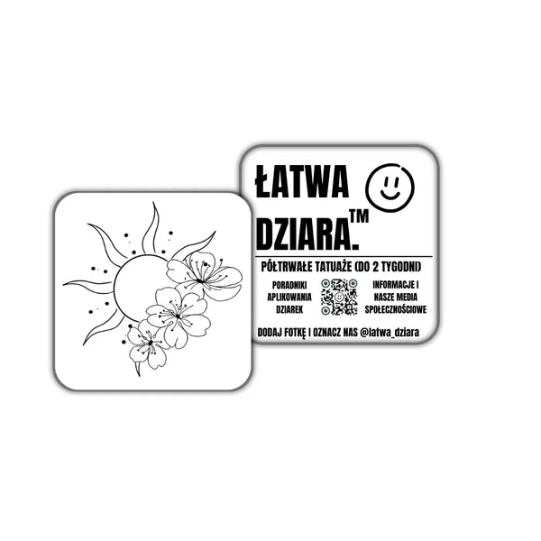 Słoneczny rozkwit - ŁatwaDziara™