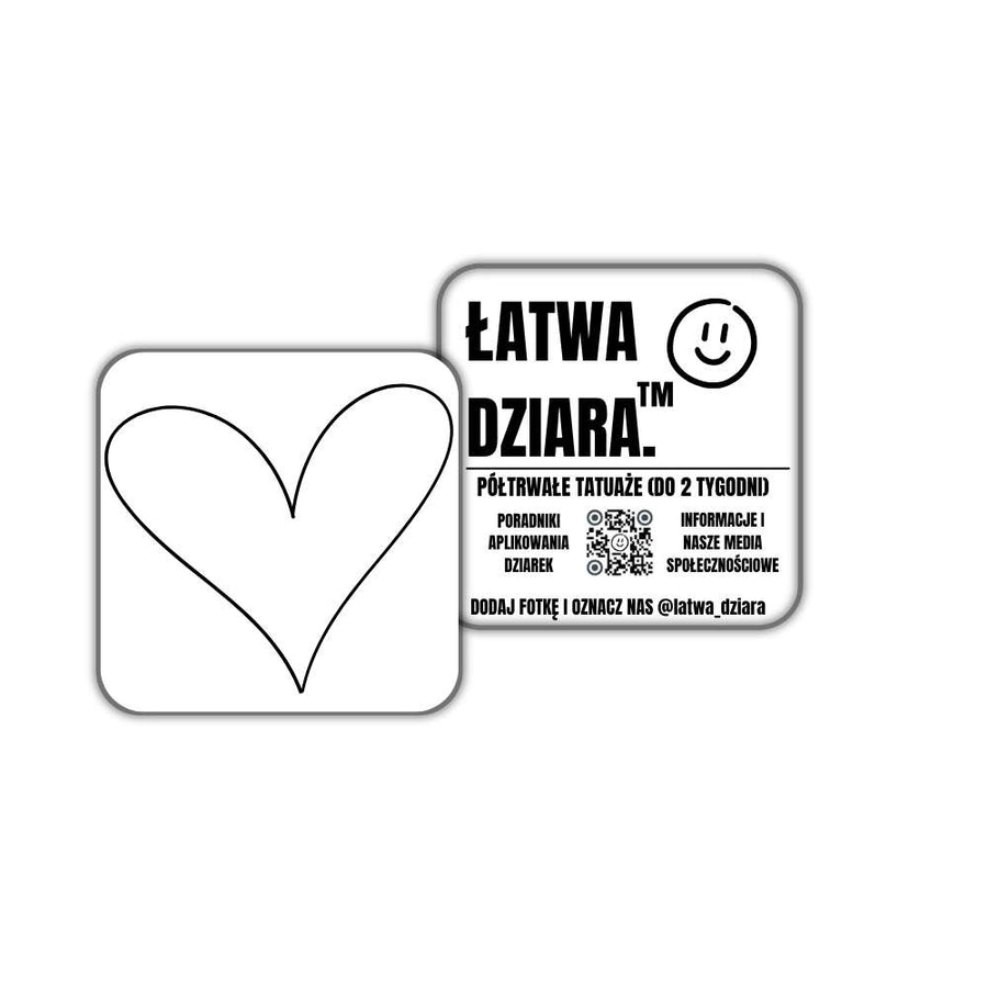 Klasyczne Serce - ŁatwaDziara™