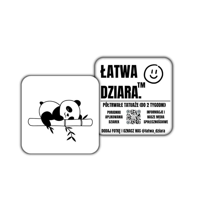 Śpiąca Panda - ŁatwaDziara™