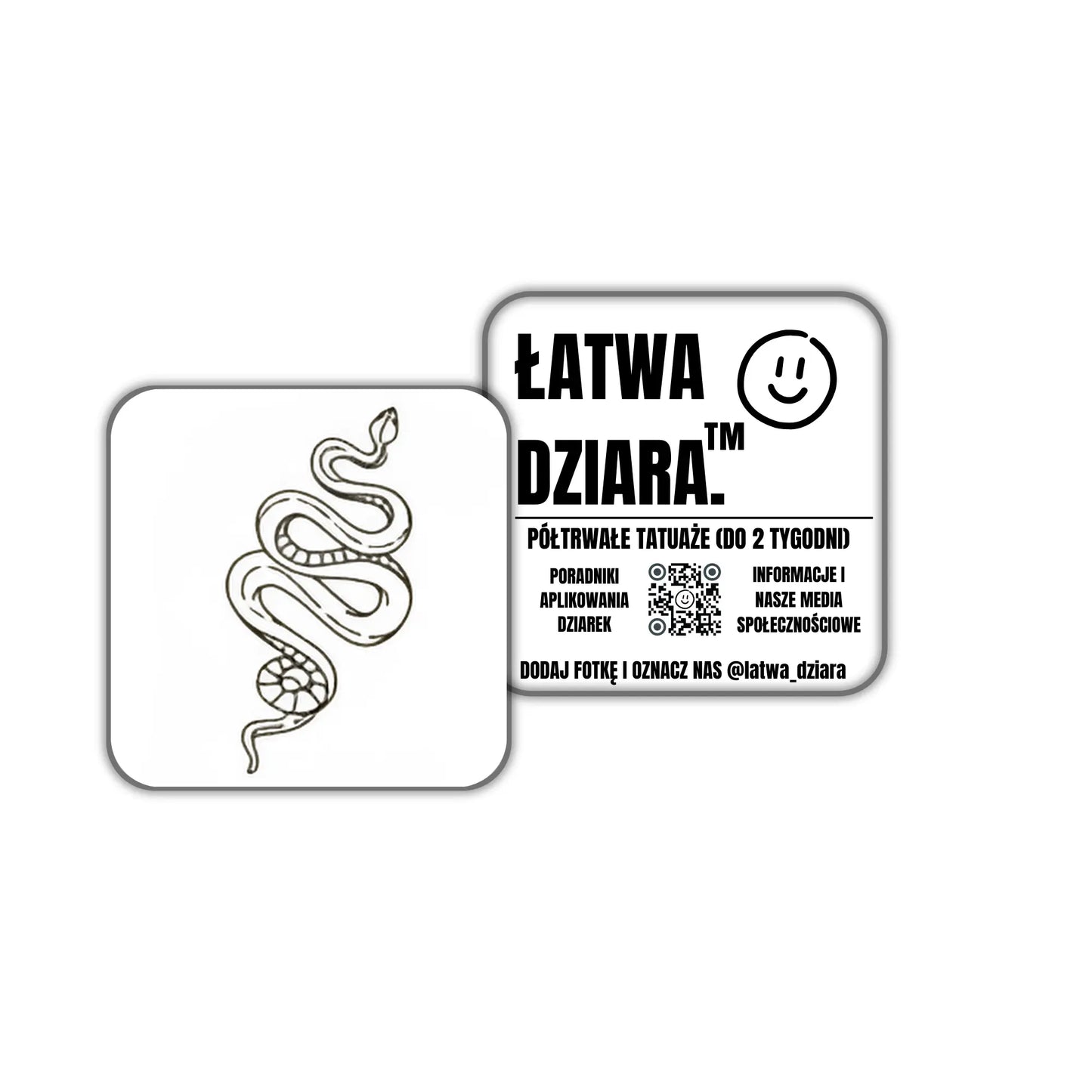 Zakręcony wąż - ŁatwaDziara™