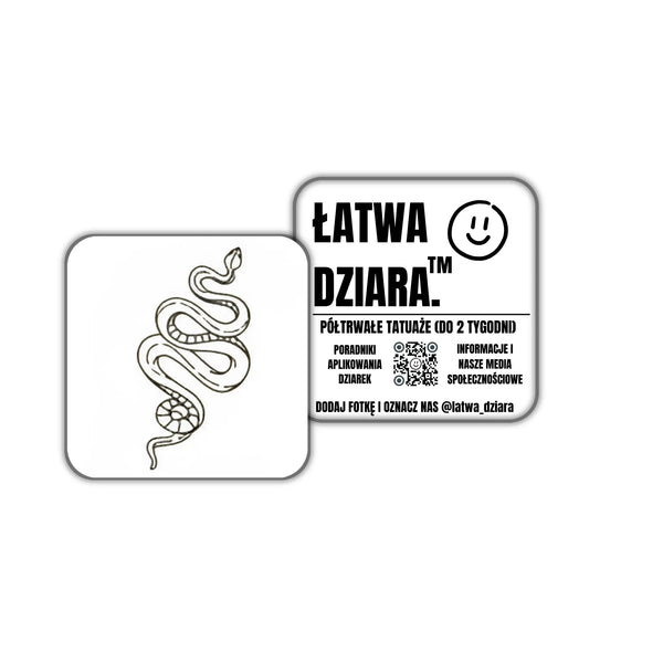 Zakręcony wąż - ŁatwaDziara™