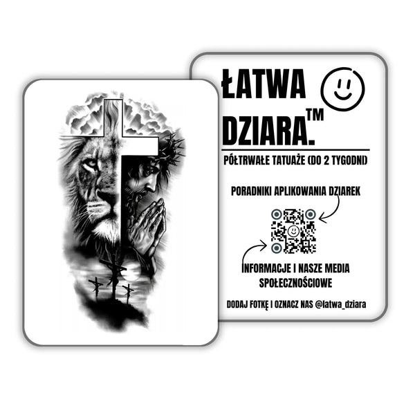 Lew i Krzyż - ŁatwaDziara™