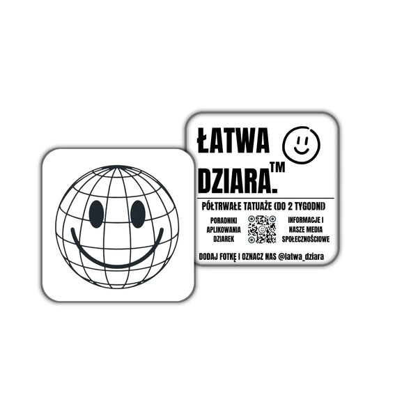 Uśmiechnięty Glob - ŁatwaDziara™