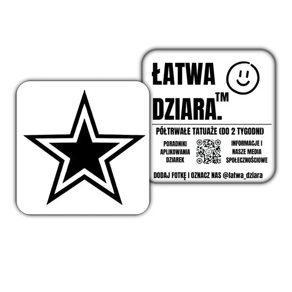 Prosta gwiazda - ŁatwaDziara™
