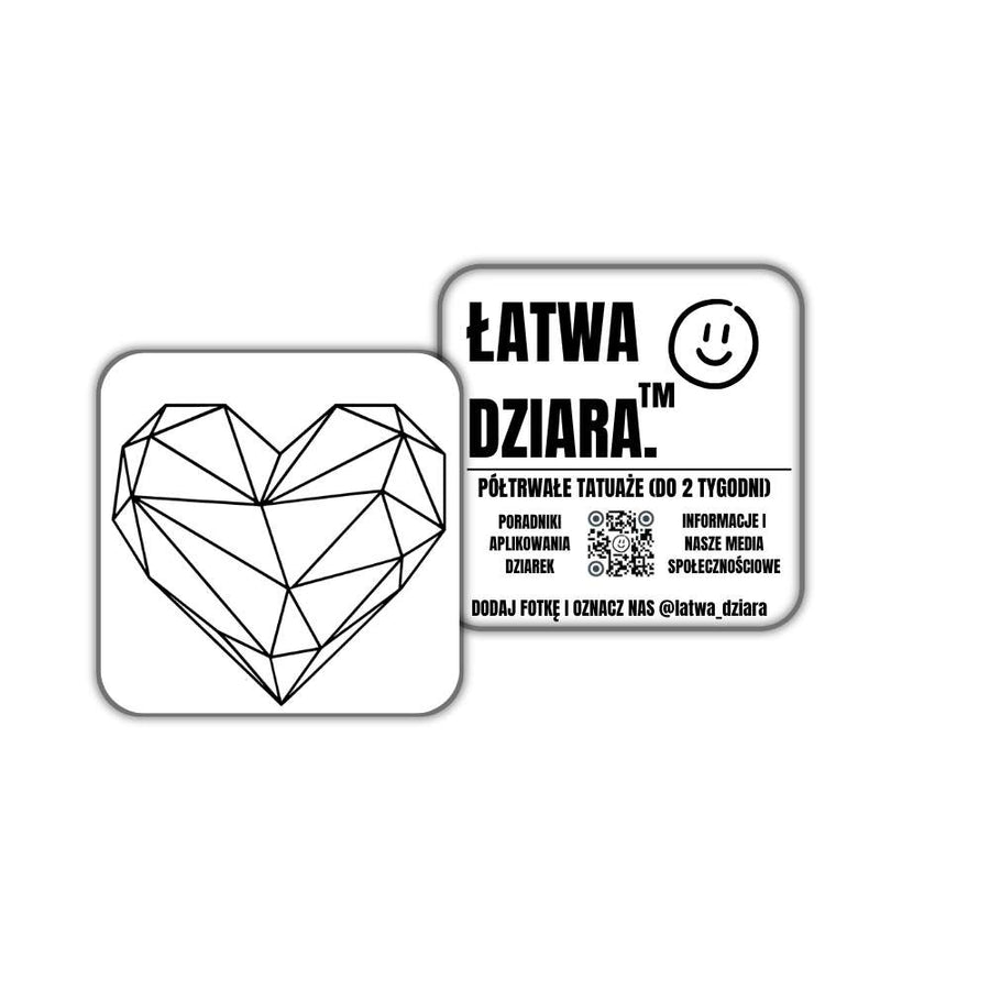 Kryształowe serce - ŁatwaDziara™
