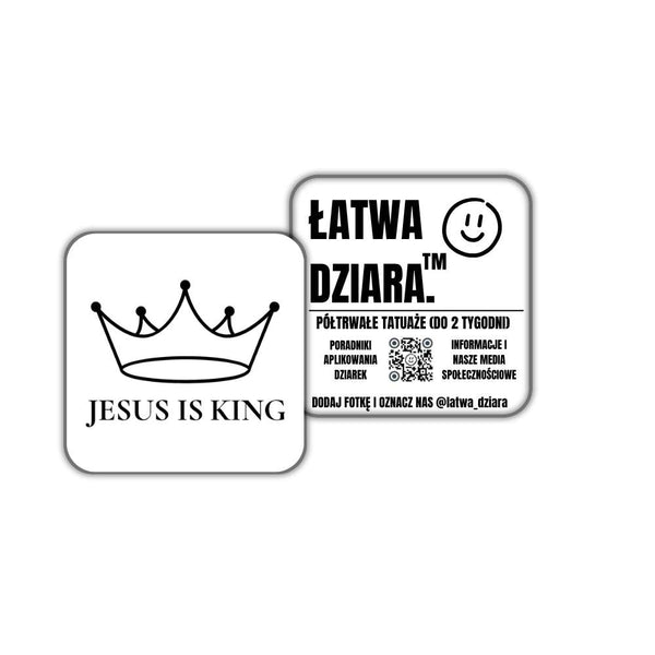 Jezus To Król - ŁatwaDziara™