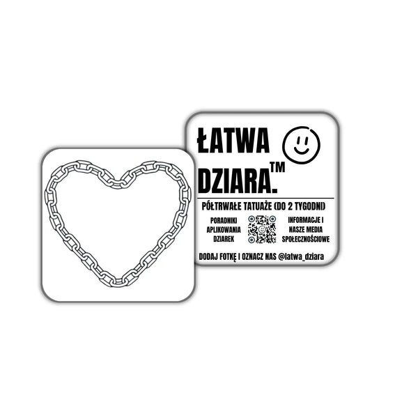 Łańcuchowe Serce - ŁatwaDziara™